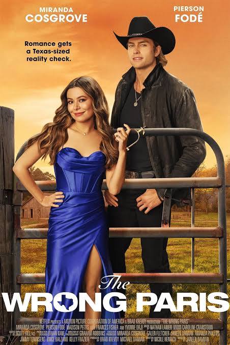 The Wrong Paris (2025) DVD with Miranda Cosgrove, Frances Fisher  **NEW**