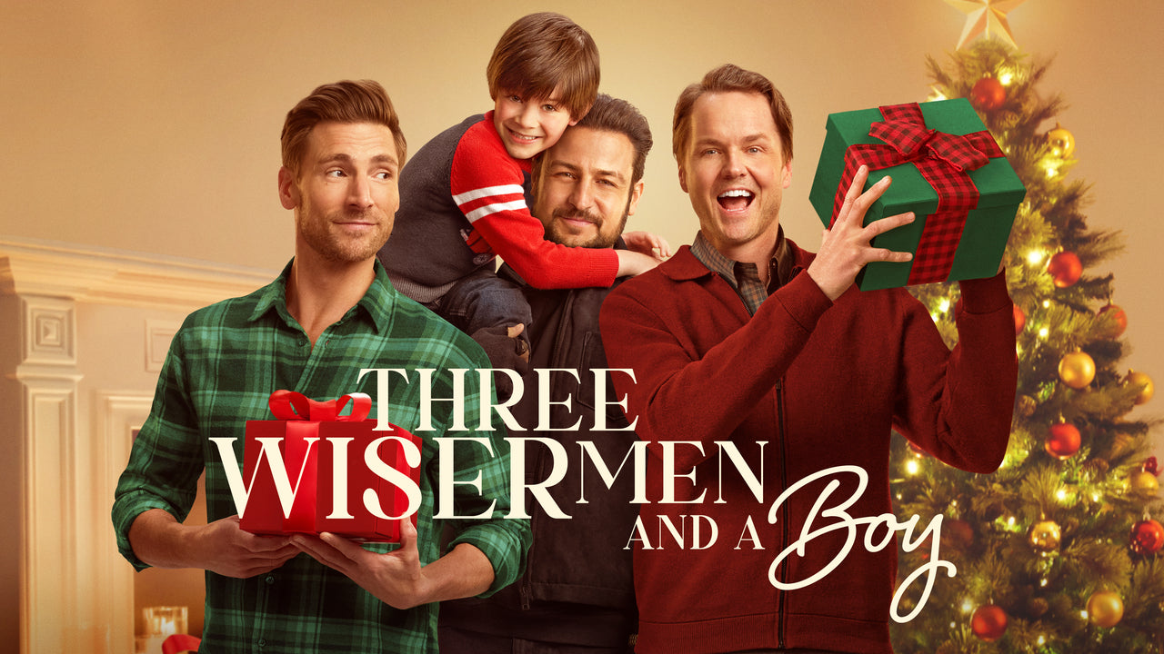 Three Wiser Men and a Boy (2024) DVD with Andrew Walker, Tyler Hynes in a DVD CASE/Cover art $13.10