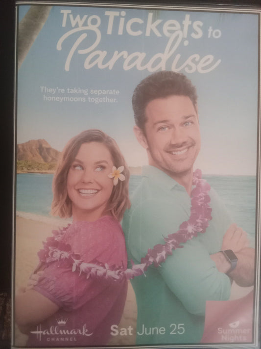 Two Tickets to Paradise (2022) DVD with Ryan Peavey in a DVD CASE with COVER ART **CLEARANCE**