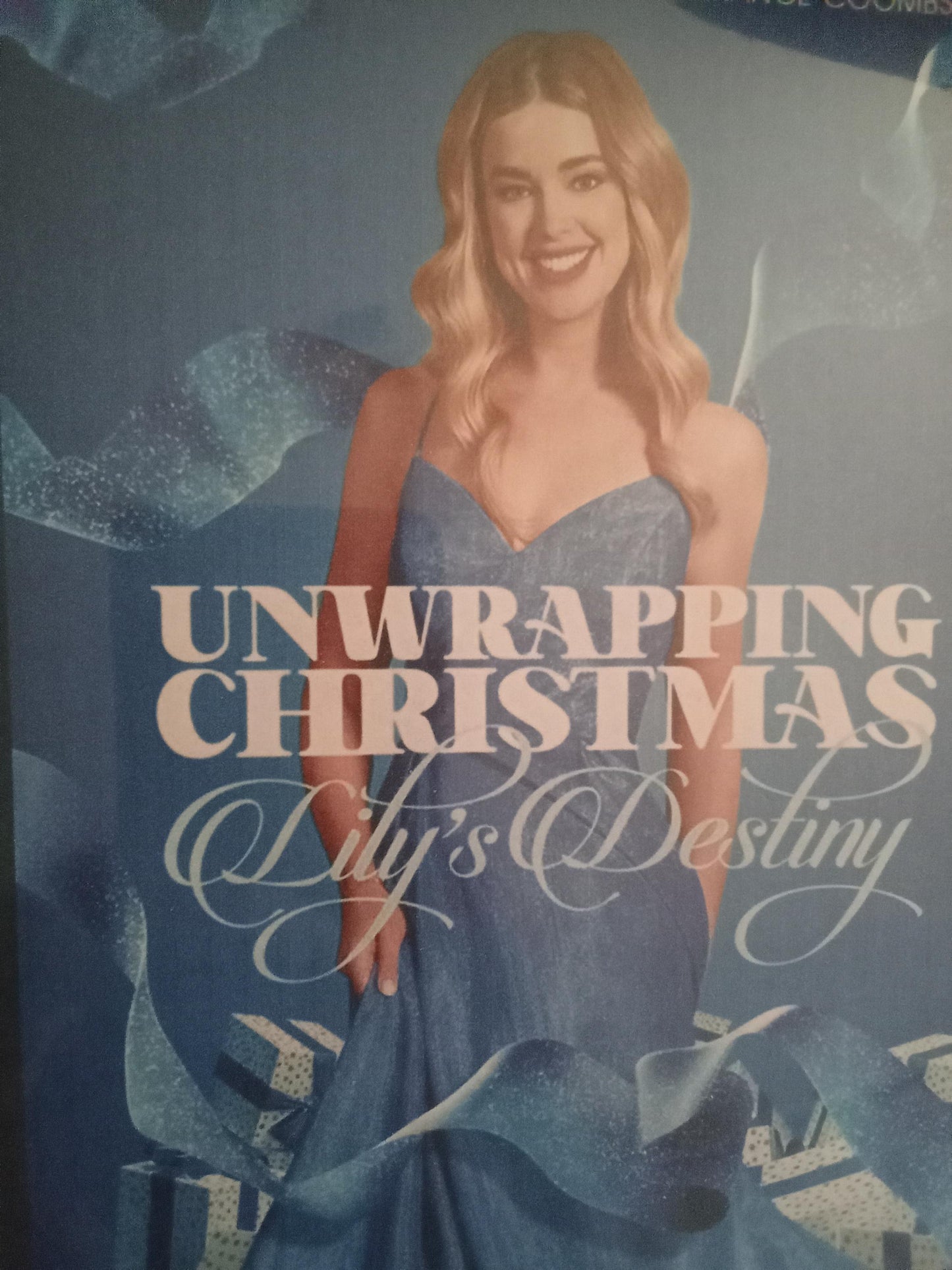 Unwrapping Christmas Lily's Destiny (2024) DVD with Ashley Newbrough in a DVD CASE with COVER ART