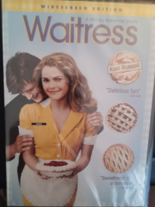 Waitress (2007) DVD with Keri Russell in a DVD Case/Shrink wrapped (I overbought!!)