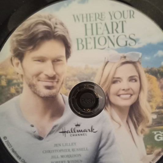 Where Your Heart Belongs (2022) DVD with Jen Lilley