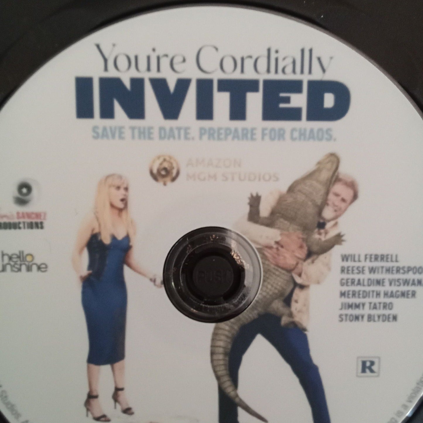 You're Cordially Invited (2024) DVD with Reese Witherspoon