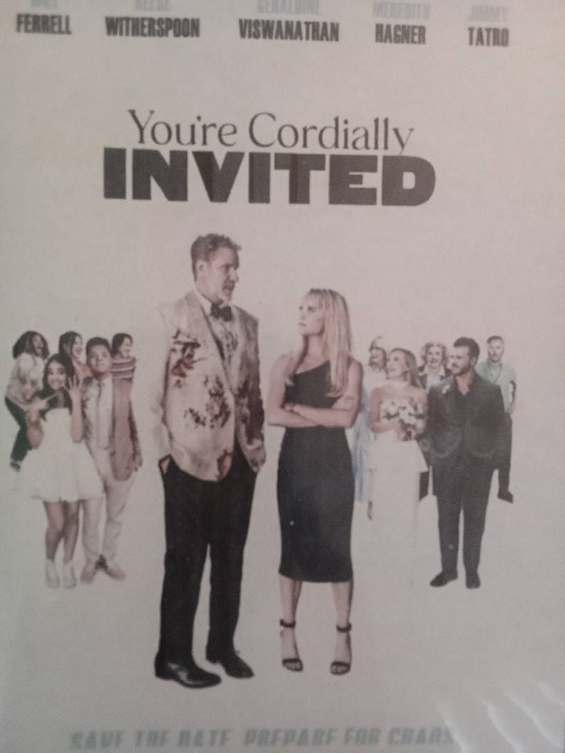 You're Cordially Invited (2024) DVD with Reese Witherspoon